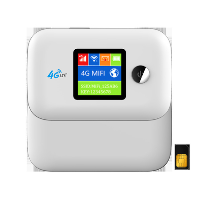 Ξεκλειδωμένη φορητή τσέπη ασύρματο MiFi δρομολογητών 4G WIFI με την οθόνη υποδοχών κάρτας LCD Sim