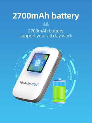 2700mAh-3000mAh κινητός δρομολογητής 4G με το Μαύρο οθόνης που ξεκλειδώνεται