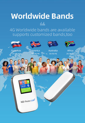2700mAh-3000mAh κινητός δρομολογητής 4G με το Μαύρο οθόνης που ξεκλειδώνεται