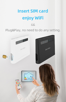 κινητός δρομολογητής δυναμικής ζώνης 150Mbps 4G Lte με την υποστήριξη Τ-Mobile και AT&amp;T επίδειξης RJ45 των οδηγήσεων