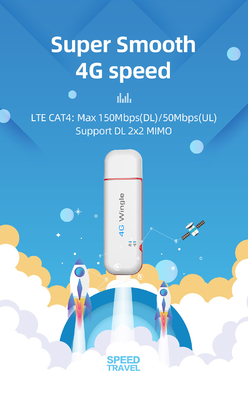 Ασύρματο Dongle 150Mbps κινητό 4G USB φορητό ευρυζωνικό Dongle καρτών Sim