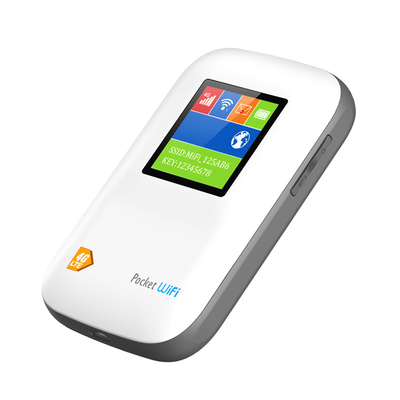 Κινητός 4G δρομολογητής MIFI με το διαποδιαμορφωτή WiFi τσεπών οθόνης 2700mAh-3000mAh που ξεκλειδώνεται