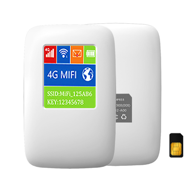 ασύρματη MiFi δυναμική ζώνη δρομολογητών WIFI 3000mAh 4G LTE με τη διεθνή ζώνη οθόνης LCD