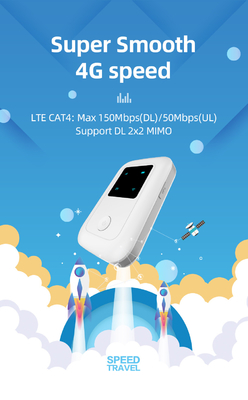 Δρομολογητής 4G WiFi τσεπών χειριστών τηλεπικοινωνιών με τη υποδοχή κάρτας SIM