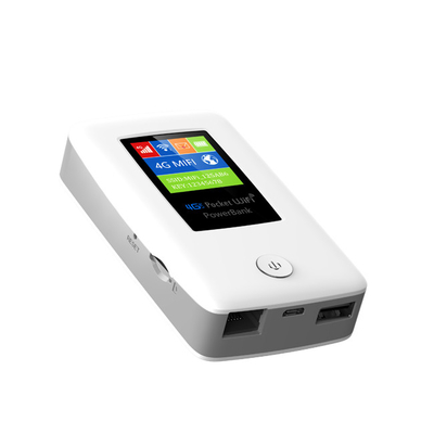 5000mAh φορητός δρομολογητής 4G WIFI με τον ωχρό λιμένα του τοπικού LAN RJ45