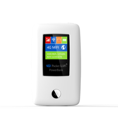 5000mAh φορητός δρομολογητής 4G WIFI με τον ωχρό λιμένα του τοπικού LAN RJ45