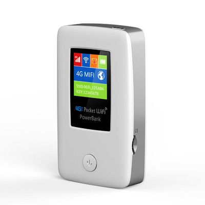 5000mAh φορητός δρομολογητής 4G WIFI με τον ωχρό λιμένα του τοπικού LAN RJ45