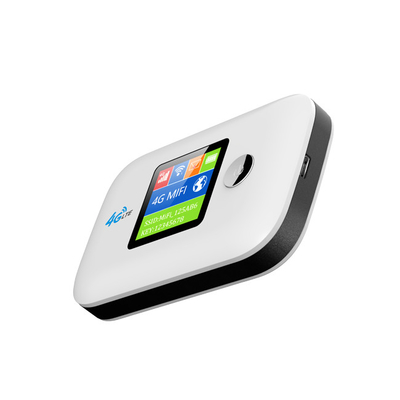 Ξεκλειδωμένη φορητή τσέπη ασύρματο MiFi δρομολογητών 4G WIFI με την οθόνη υποδοχών κάρτας LCD Sim
