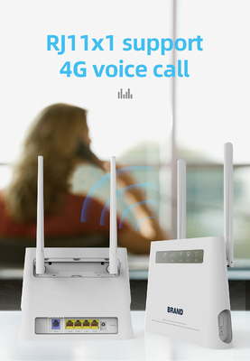 Ξεκλειδωμένος εγχώριος δρομολογητής 4G με την κινητή δυναμική ζώνη εσωτερικής CBE υποδοχών κάρτας SIM