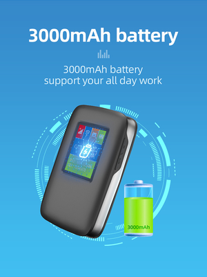 κινητή WiFi 2700mAh-3000mAh 4G Lte MiFi δυναμική ζώνη δρομολογητών 150Mbps 4G 15 συσκευές με την οθόνη LCD