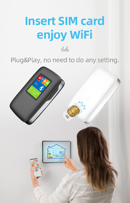 ασύρματη MiFi δυναμική ζώνη δρομολογητών WIFI 3000mAh 4G LTE με τη διεθνή ζώνη οθόνης LCD
