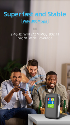 ασύρματη MiFi δυναμική ζώνη δρομολογητών WIFI 3000mAh 4G LTE με τη διεθνή ζώνη οθόνης LCD